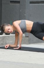 PEYTON KNIGHT at Dogpound Gym in New York 04/21/2021
