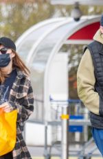 PHOEBE DYNEVOR and Pete Davidson Out in Manchester 04/25/2021