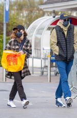 PHOEBE DYNEVOR and Pete Davidson Out in Manchester 04/25/2021