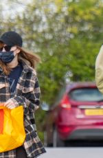 PHOEBE DYNEVOR and Pete Davidson Out in Manchester 04/25/2021