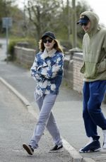 PHOEBE DYNEVOR Out on a Countryside Walk in Stoke 04/25/2021