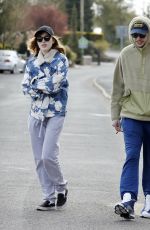 PHOEBE DYNEVOR Out on a Countryside Walk in Stoke 04/25/2021