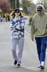 PHOEBE DYNEVOR Out on a Countryside Walk in Stoke 04/25/2021