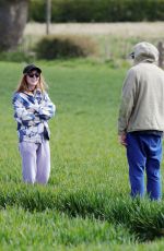 PHOEBE DYNEVOR Out on a Countryside Walk in Stoke 04/25/2021