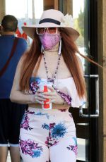 PHOEBE PRICE at 24 Hot Chicken & Waffle Bar in Los Angeles 04/16/2021