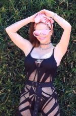 PHOEBE PRICE at a Tennis Courts in Los Angeles 03/31/2021