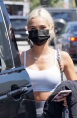 PIA MIA Leaves Dogpound Gym in West Hollywood 04/20/2021