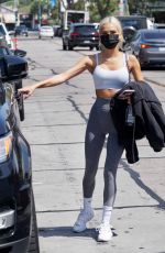 PIA MIA Leaves Dogpound Gym in West Hollywood 04/20/2021