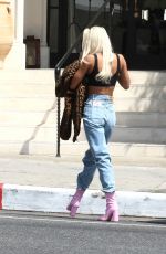 PIA MIA PEREZ Out and About in Los Angeles 04/12/2021