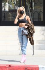 PIA MIA PEREZ Out and About in Los Angeles 04/12/2021
