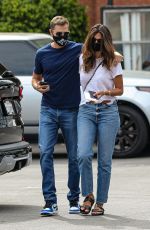 PIA MILLER and Patrick Whitesell Shopping for Jewelry in Beverly Hills 04/07/2021