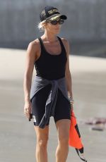 PIP EDWARDS Out on Bondi Beach in Sydney 04/07/2021