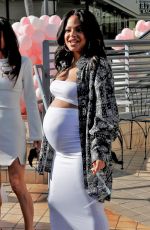 Pregnant CHRISTINA MILIAN and NICOLE WILLIAMS at Her Beignet Box Cafe Grand Opening in Studio City 04/09/2021