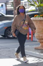 Pregnant CHRISTINA MILIAN at a Gas Station in Los Angeles 04/15/2021