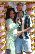 Pregnant CHRISTINA MILIAN Celebrates Opening of Her Beignet Box Cafe in Studio City 04/10/2021