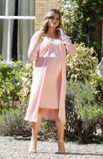 Pregnant GEORGIA KOUSOULOU at a Photoshoot in Essex 04/27/2021