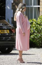Pregnant GEORGIA KOUSOULOU at a Photoshoot in Essex 04/27/2021