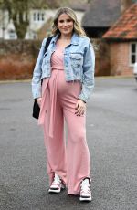Pregnant GEORGIA KOUSOULOU on the Set of The Only Way is Essex 03/28/2021