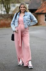 Pregnant GEORGIA KOUSOULOU on the Set of The Only Way is Essex 03/28/2021