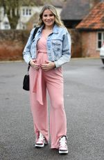 Pregnant GEORGIA KOUSOULOU on the Set of The Only Way is Essex 03/28/2021