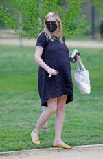 Pregnant KIRSTEN DUNST Out in Los Angeles 04/01/2021