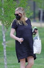 Pregnant KIRSTEN DUNST Out in Los Angeles 04/01/2021