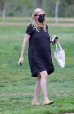 Pregnant KIRSTEN DUNST Out in Los Angeles 04/01/2021