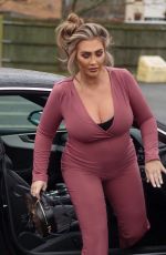 Pregnant LAUREN GOODGER Arrives at Marriot hotel in Essex 04/28/2021