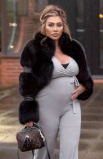 Pregnant LAUREN GOODGER Out in Essex 04/12/2021