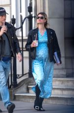 Pregnant PIXIE GELDOF Out and About in London 04/01/2021