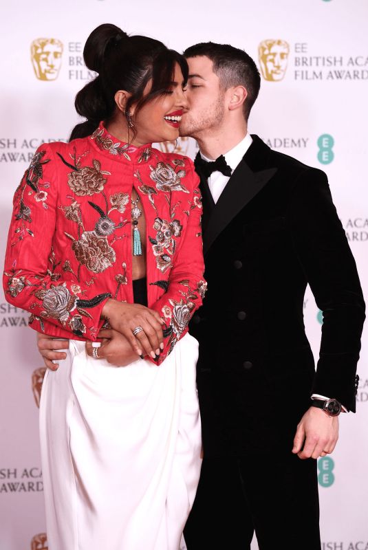 PRIYANKA CHOPRA and Nick Jonas at EE British Academy Film Awards in London 04/11/2021