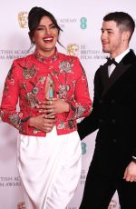 PRIYANKA CHOPRA and Nick Jonas at EE British Academy Film Awards in London 04/11/2021