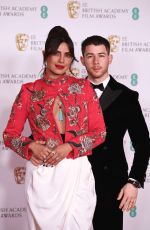 PRIYANKA CHOPRA and Nick Jonas at EE British Academy Film Awards in London 04/11/2021