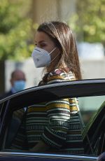 QUEEN LETIZIA OF SPAIN at Mutua Madrilena Foundation Headquarters in Madrid 04/07/2021