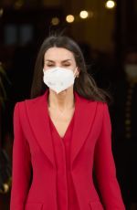 QUEEN LETIZIA OF SPAINE Out and About in Madrid 04/12/2021