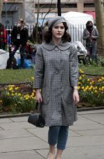 RACHEL BROSNAHAN on the Set of The Marvelous Mrs Maisel in New York 04/01/2021