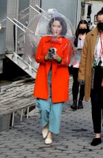 RACHEL BROSNAHAN on the Set of The Marvelous Mrs Maisel in New York 04/13/2021