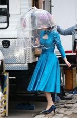RACHEL BROSNAHAN on the Set of The Marvelous Mrs Maisel in New York 04/14/2021