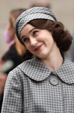 RACHEL BROSNAHAN on the Set of The Marvelous Mrs Maisel in New York 04/27/2021