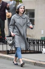 RACHEL BROSNAHAN on the Set of The Marvelous Mrs Maisel in New York 04/27/2021