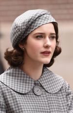 RACHEL BROSNAHAN on the Set of The Marvelous Mrs Maisel in New York 04/27/2021