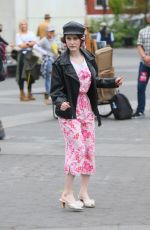 RACHEL BROSNAHAN on the Set of The Marvelous Mrs. Maisel in Washington Square Park in New York 04/29/2021
