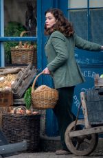 RACHEL SHENTON on the Set of All Creatures Great And Small in North Yorkshire 04/07/2021