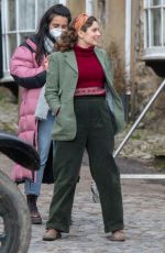 RACHEL SHENTON on the Set of All Creatures Great And Small in North Yorkshire 04/10/2021