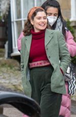 RACHEL SHENTON on the Set of All Creatures Great And Small in North Yorkshire 04/10/2021