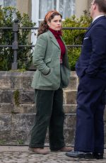 RACHEL SHENTON on the Set of All Creatures Great And Small in North Yorkshire 04/10/2021