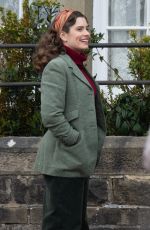 RACHEL SHENTON on the Set of All Creatures Great And Small in North Yorkshire 04/10/2021