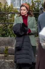 RACHEL SHENTON on the Set of All Creatures Great And Small in North Yorkshire 04/10/2021