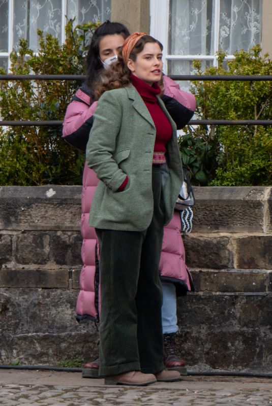 RACHEL SHENTON on the Set of All Creatures Great And Small in North Yorkshire 04/10/2021