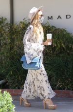 RACHEL ZOE at Starbucks Coffee at Malibu Country Mart 04/10/2021